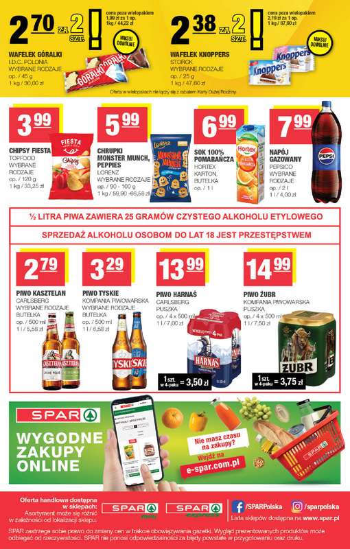 SPAR - gazetka promocyjna Gazetka Spar Mini od środy 21.10 do soboty 31.10 - strona 4