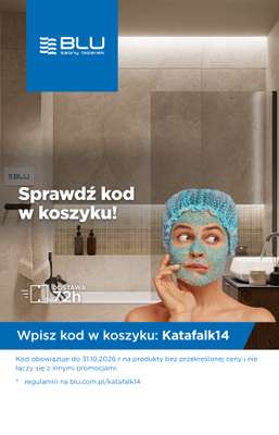 Blu Salony Łazienek - gazetka promocyjna Kod rabatowy od piątku 23.10 do soboty 31.10
