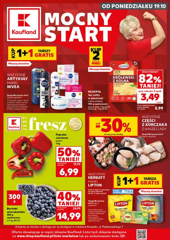 Kaufland - gazetka promocyjna Mocny Start od poniedziałku 19.10 do środy 21.10