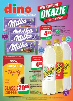 Dino - gazetka promocyjna Weekendowe okazje od piątku 16.10 do soboty 17.10