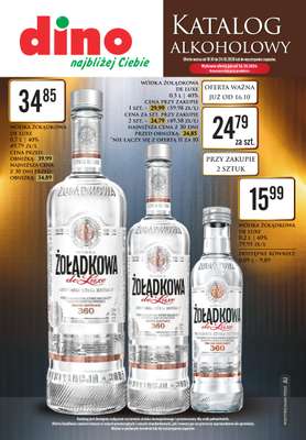 Dino - gazetka promocyjna Katalog alkoholowy od poniedziałku 19.10 do soboty 24.10