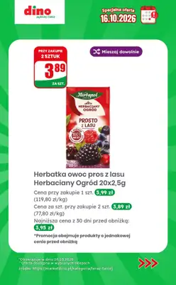 Dino - gazetka promocyjna Specjalna oferta na 16.10.2026 - promocje spoza gazetki od piątku 16.10 do piątku 16.10 - strona 7
