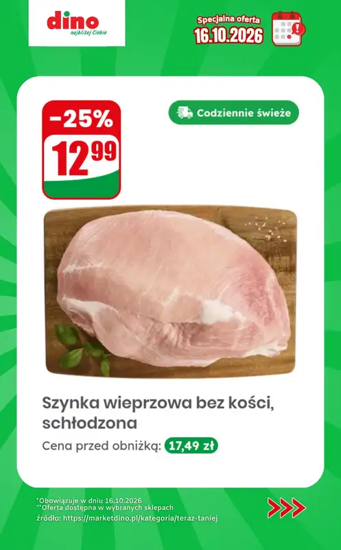 Dino - gazetka promocyjna Specjalna oferta na 16.10.2026 - promocje spoza gazetki od piątku 16.10 do piątku 16.10 - strona 4