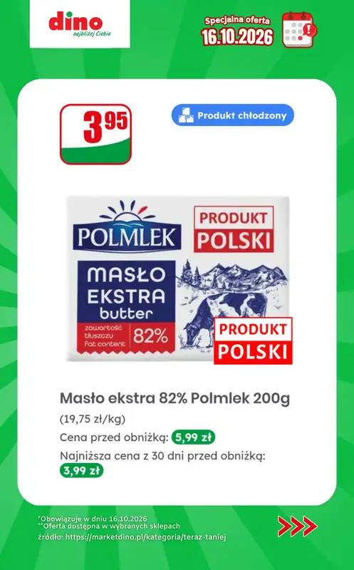 Dino - gazetka promocyjna Specjalna oferta na 16.10.2026 - promocje spoza gazetki od piątku 16.10 do piątku 16.10 - strona 2