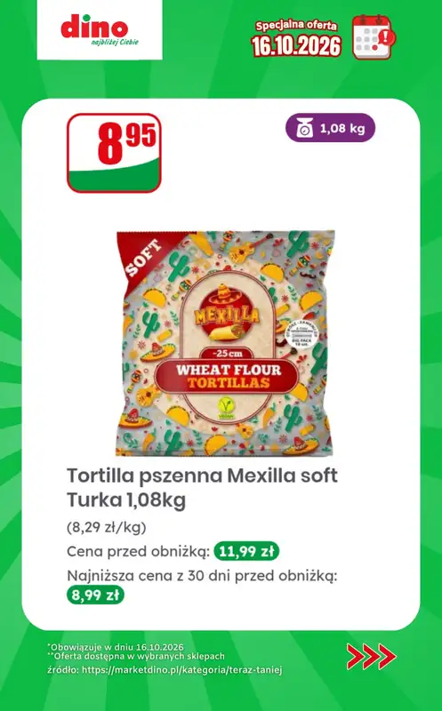 Dino - gazetka promocyjna Specjalna oferta na 16.10.2026 - promocje spoza gazetki od piątku 16.10 do piątku 16.10 - strona 6