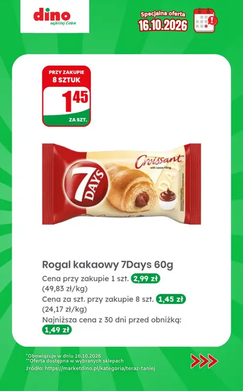 Dino - gazetka promocyjna Specjalna oferta na 16.10.2026 - promocje spoza gazetki od piątku 16.10 do piątku 16.10 - strona 5