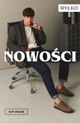Ryłko - gazetka promocyjna NOWOŚCI męskie od soboty 17.10 