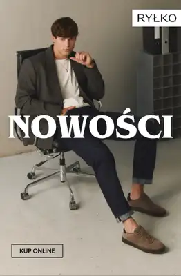 Ryłko - gazetka promocyjna NOWOŚCI męskie od soboty 17.10 