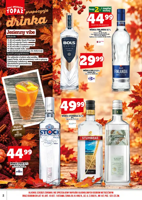 TOPAZ - gazetka promocyjna Ulotka alkoholowa od piątku 16.10 do soboty 31.10 - strona 4
