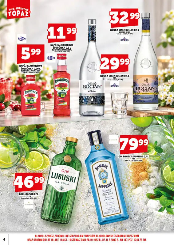 TOPAZ - gazetka promocyjna Ulotka alkoholowa od piątku 16.10 do soboty 31.10 - strona 6