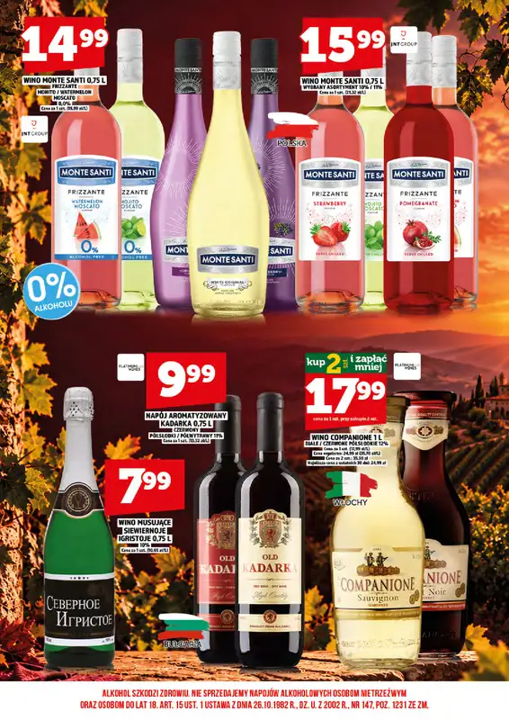 TOPAZ - gazetka promocyjna Ulotka alkoholowa od piątku 16.10 do soboty 31.10 - strona 14