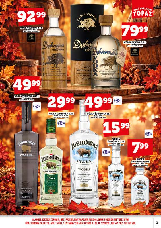 TOPAZ - gazetka promocyjna Ulotka alkoholowa od piątku 16.10 do soboty 31.10 - strona 5