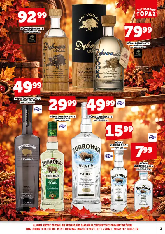 TOPAZ - gazetka promocyjna Ulotka alkoholowa od piątku 16.10 do soboty 31.10 - strona 5