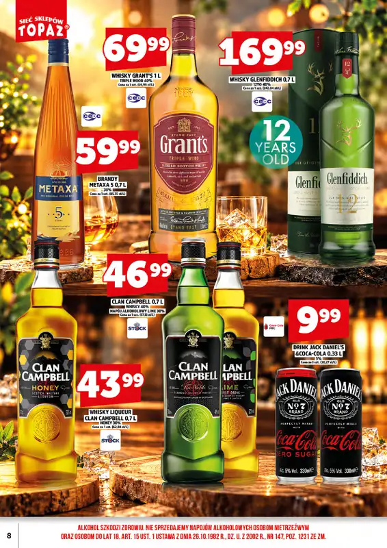 TOPAZ - gazetka promocyjna Ulotka alkoholowa od piątku 16.10 do soboty 31.10 - strona 10