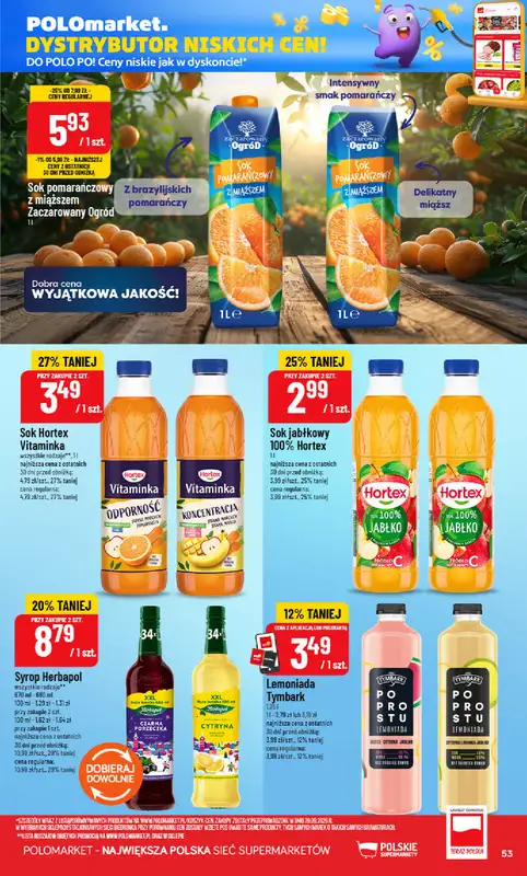 POLOmarket - gazetka promocyjna Gazetka od środy 14.10 do wtorku 20.10 - strona 53