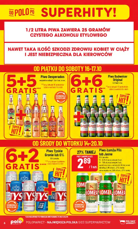 POLOmarket - gazetka promocyjna Gazetka od środy 14.10 do wtorku 20.10 - strona 8