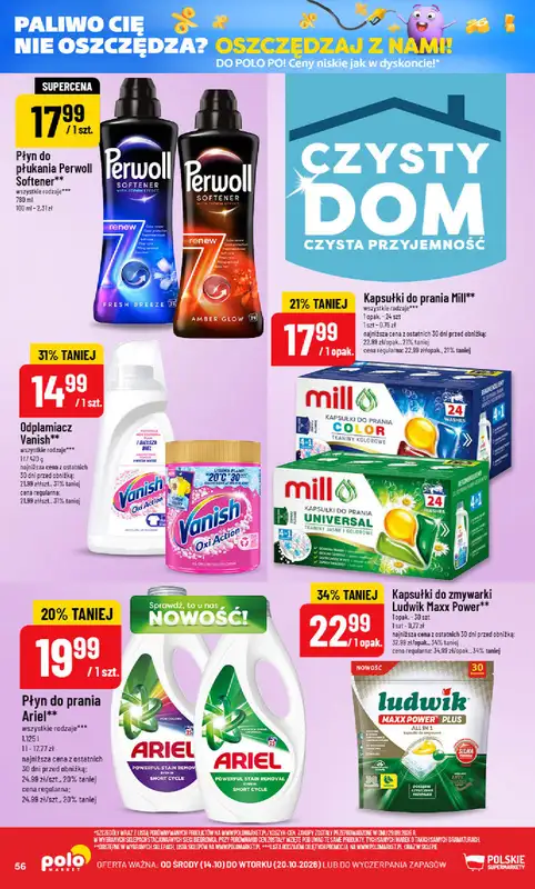 POLOmarket - gazetka promocyjna Gazetka od środy 14.10 do wtorku 20.10 - strona 56