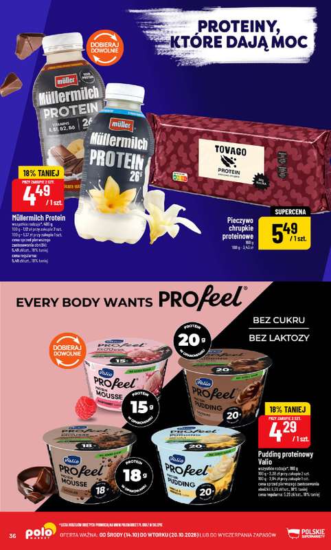 POLOmarket - gazetka promocyjna Gazetka od środy 14.10 do wtorku 20.10 - strona 36