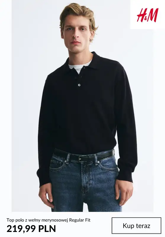H&M - gazetka promocyjna Dzianinowe hity - kolekcja męska od soboty 17.10  - strona 6
