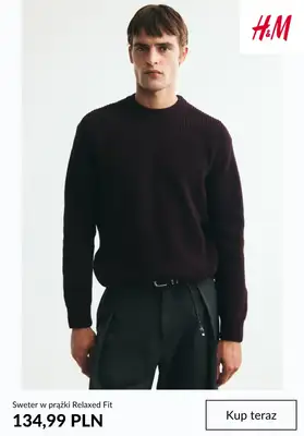 H&M - gazetka promocyjna Dzianinowe hity - kolekcja męska od soboty 17.10  - strona 10