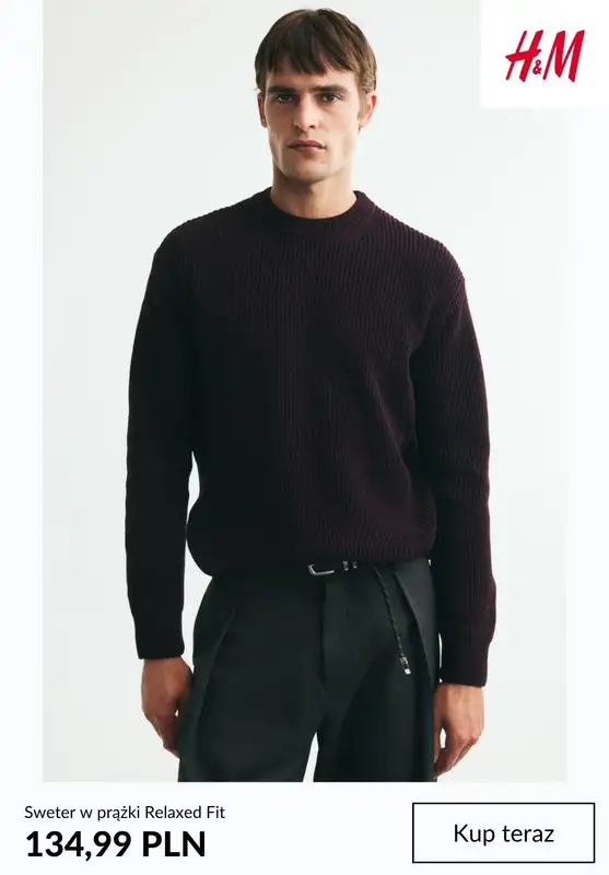 H&M - gazetka promocyjna Dzianinowe hity - kolekcja męska od soboty 17.10  - strona 10