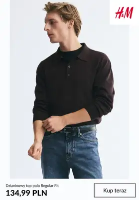 H&M - gazetka promocyjna Dzianinowe hity - kolekcja męska od soboty 17.10  - strona 4