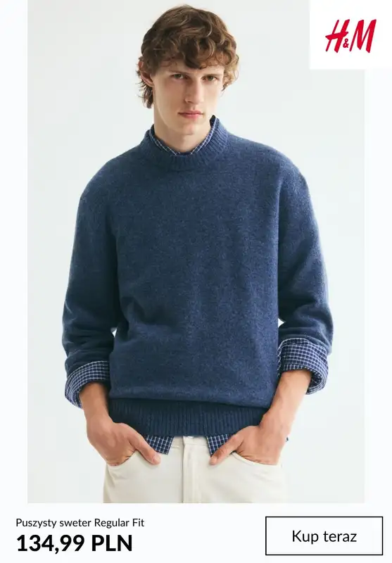 H&M - gazetka promocyjna Dzianinowe hity - kolekcja męska od soboty 17.10  - strona 5
