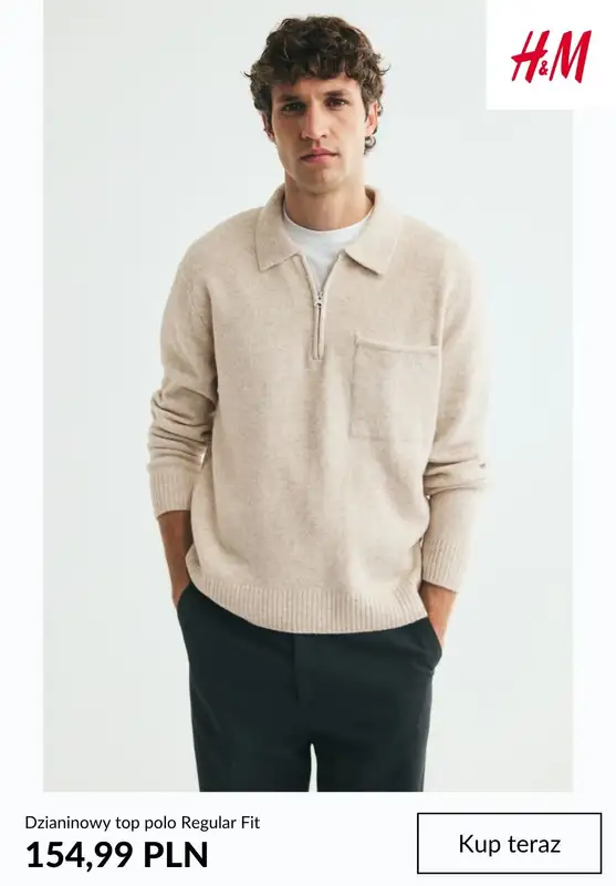 H&M - gazetka promocyjna Dzianinowe hity - kolekcja męska od soboty 17.10  - strona 7
