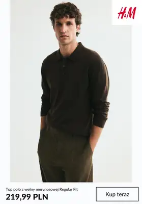H&M - gazetka promocyjna Dzianinowe hity - kolekcja męska od soboty 17.10  - strona 9