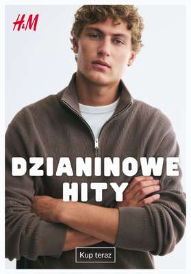 H&M - gazetka promocyjna Dzianinowe hity - kolekcja męska od soboty 17.10 
