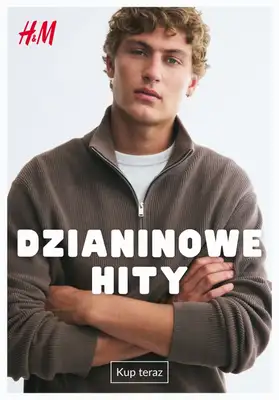 H&M - gazetka promocyjna Dzianinowe hity - kolekcja męska od soboty 17.10 