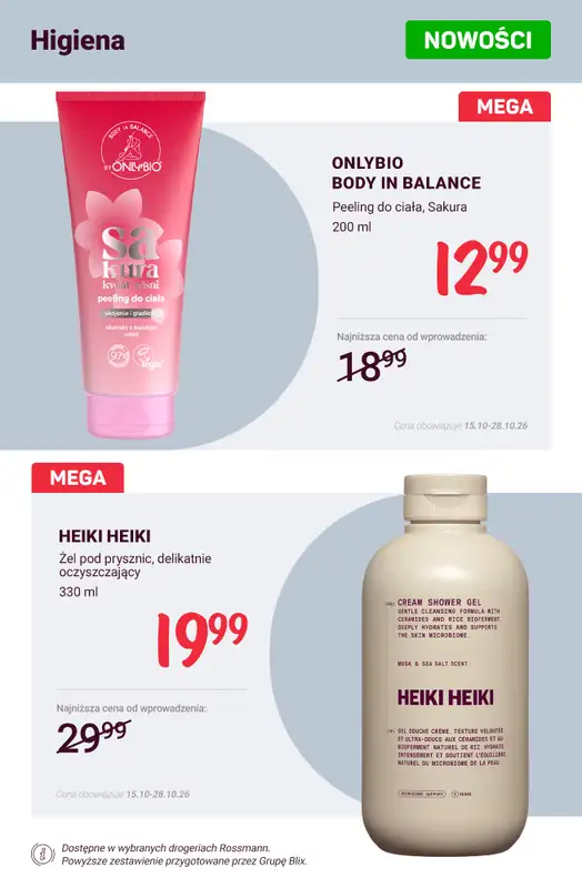 Rossmann - gazetka promocyjna Nowości na promocji! od soboty 17.10 do środy 28.10 - strona 9