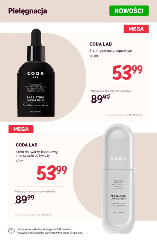 Rossmann - gazetka promocyjna Nowości na promocji! od soboty 17.10 do środy 28.10 - strona 4