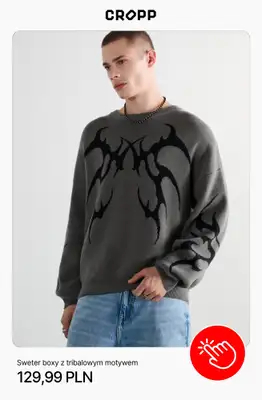 Cropp - gazetka promocyjna Kolekcja Midnight Club dla niego od niedzieli 18.10  - strona 10