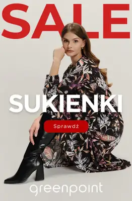 Greenpoint - gazetka promocyjna Jesienne sukienki na wyprzedaży od piątku 16.10 