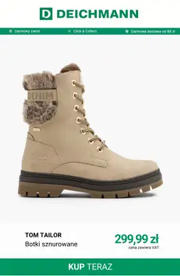 Deichmann - gazetka promocyjna -20% na nieprzecenione buty przy zakupach pow. 249 zł od soboty 17.10 do środy 21.10 - strona 6