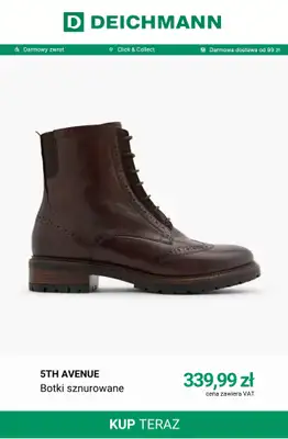Deichmann - gazetka promocyjna -20% na nieprzecenione buty przy zakupach pow. 249 zł od soboty 17.10 do środy 21.10 - strona 5