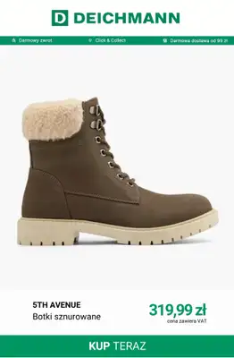 Deichmann - gazetka promocyjna -20% na nieprzecenione buty przy zakupach pow. 249 zł od soboty 17.10 do środy 21.10 - strona 3