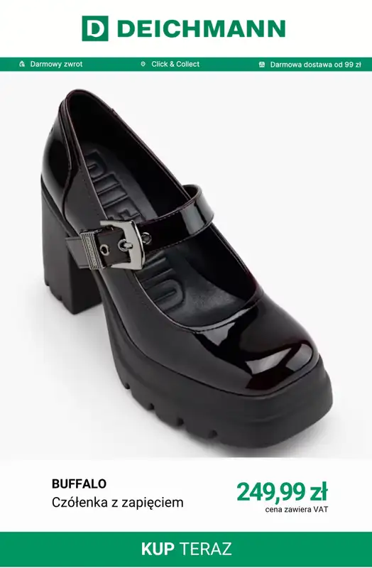 Deichmann - gazetka promocyjna -20% na nieprzecenione buty przy zakupach pow. 249 zł od soboty 17.10 do środy 21.10 - strona 2