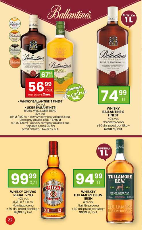 Twój Market - gazetka promocyjna Katalog Alkoholowy od poniedziałku 19.10 do poniedziałku 30.11 - strona 22