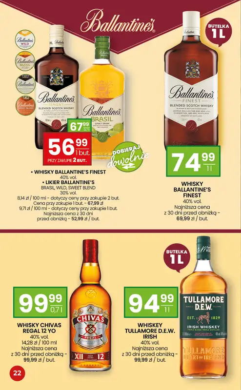 Twój Market - gazetka promocyjna Katalog Alkoholowy od poniedziałku 19.10 do poniedziałku 30.11 - strona 22