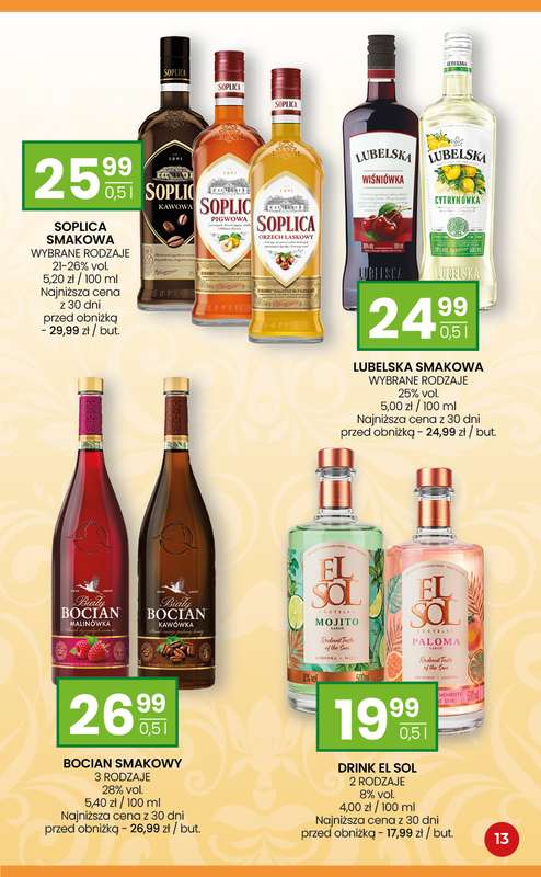 Twój Market - gazetka promocyjna Katalog Alkoholowy od poniedziałku 19.10 do poniedziałku 30.11 - strona 13