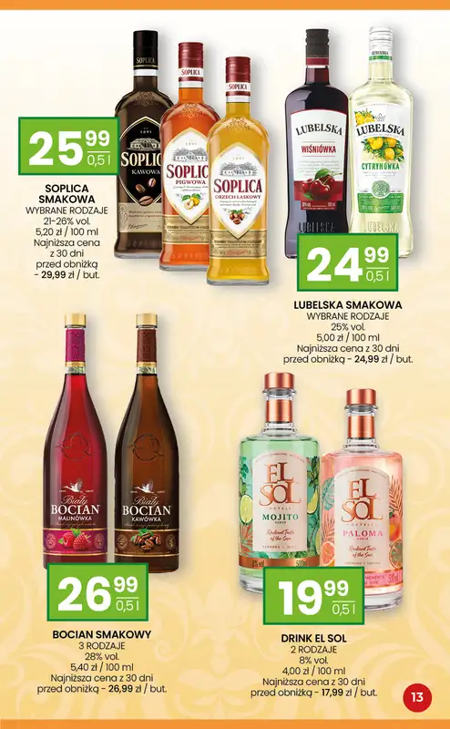 Twój Market - gazetka promocyjna Katalog Alkoholowy od poniedziałku 19.10 do poniedziałku 30.11 - strona 13