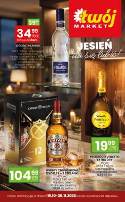 Twój Market - gazetka promocyjna Katalog Alkoholowy od poniedziałku 19.10 do poniedziałku 30.11