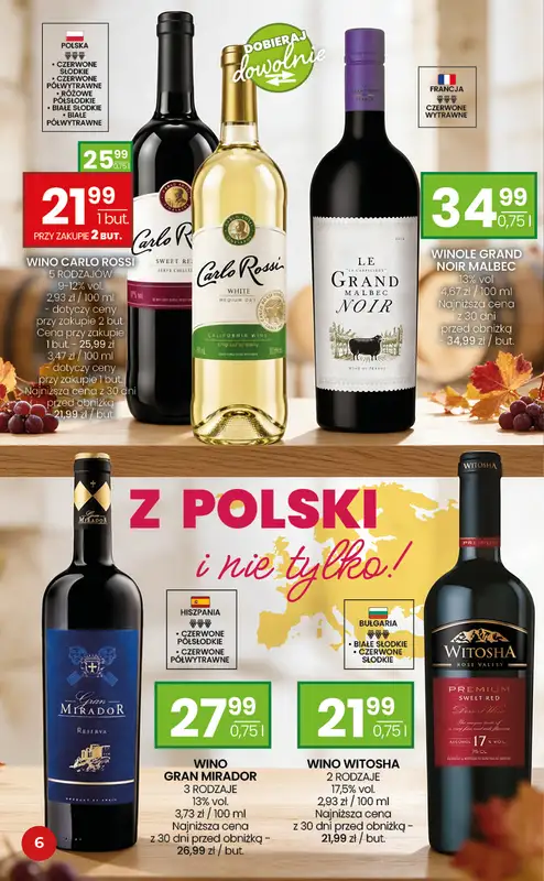 Twój Market - gazetka promocyjna Katalog Alkoholowy od poniedziałku 19.10 do poniedziałku 30.11 - strona 6