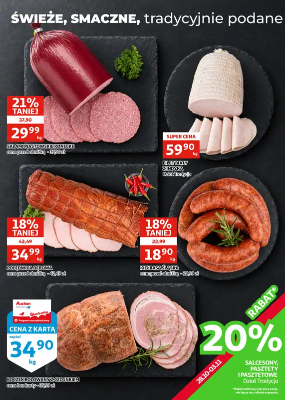 Auchan - gazetka promocyjna Gazetka Racibórz I Wywołujemy strasznie dobre okazje od środy 21.10 do wtorku 03.11 - strona 9