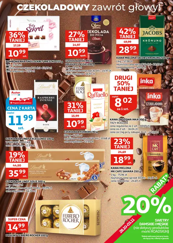 Auchan - gazetka promocyjna Gazetka Racibórz I Wywołujemy strasznie dobre okazje od środy 21.10 do wtorku 03.11 - strona 23