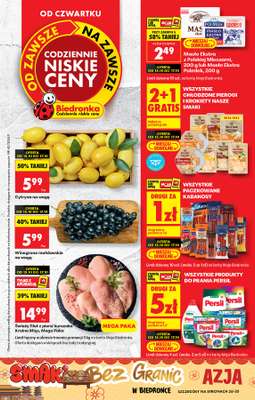Biedronka - gazetka promocyjna Od czwartku od czwartku 15.10 do środy 21.10