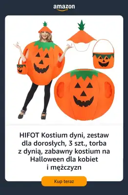 Amazon - gazetka promocyjna Kostiumy Halloweenowe do 100 zł od soboty 17.10  - strona 8