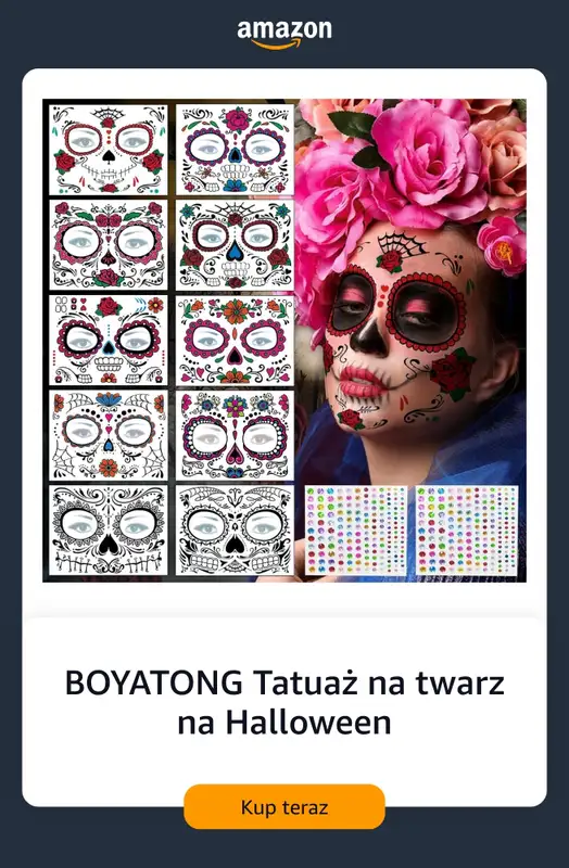Amazon - gazetka promocyjna Kostiumy Halloweenowe do 100 zł od soboty 17.10  - strona 7